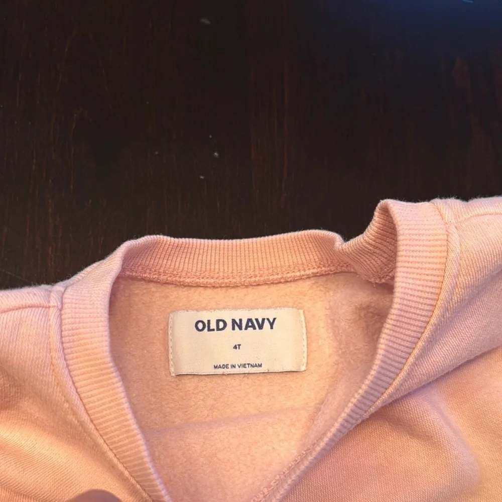 Old Navy Pink Lace Trim Sweater